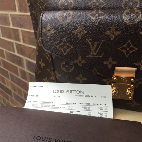 Louis Vuitton Monogram Metis Hobo Shoulder Bag - Picture 4 of 8